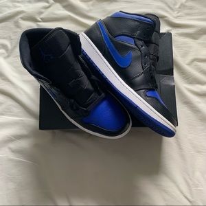 Air Jordan 1 Mid Reverse Blue/Black